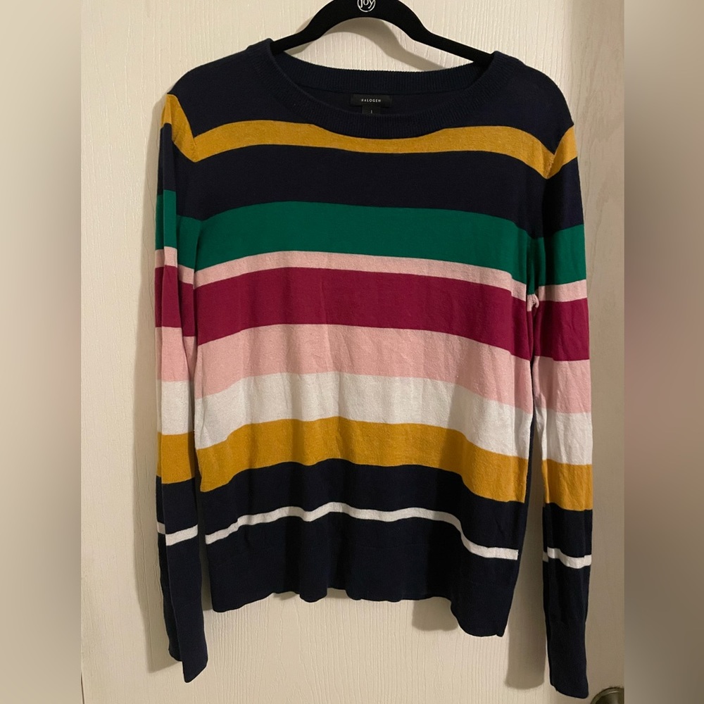 Halogen crewneck sweater